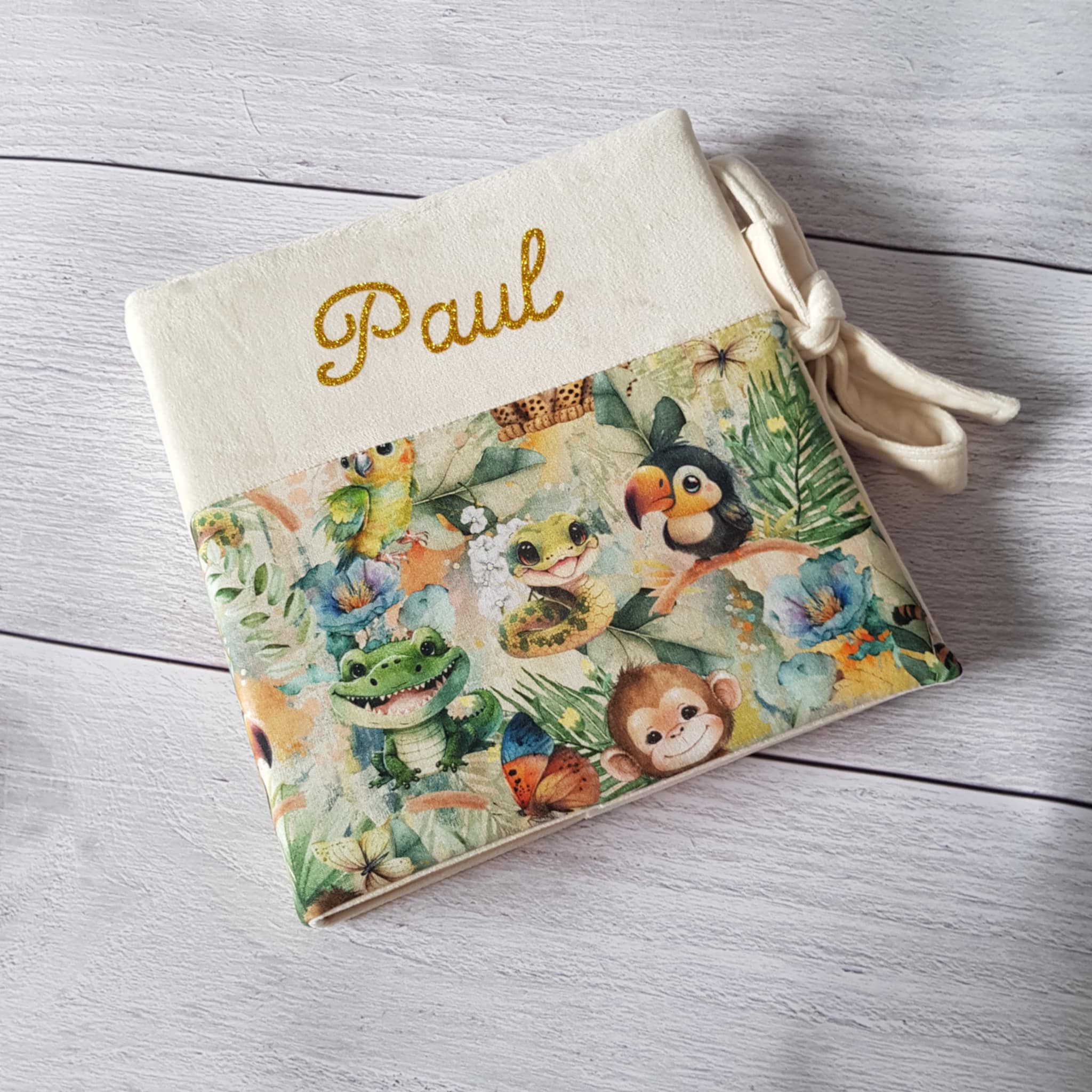 serviette de table personnalis&eacute;e